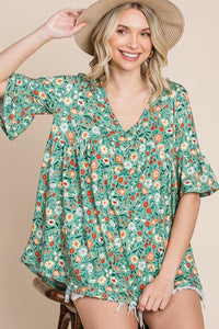 1730 Buttery soft floral print