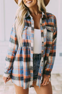 1743 Multicolor Plaid shacket