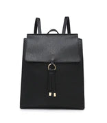 1773 Flapover backpack with tassel