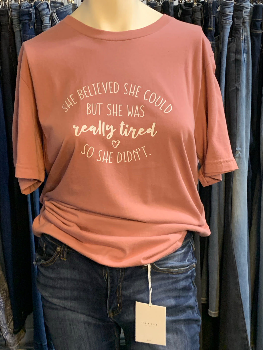 Tina-1638 She believed tee
