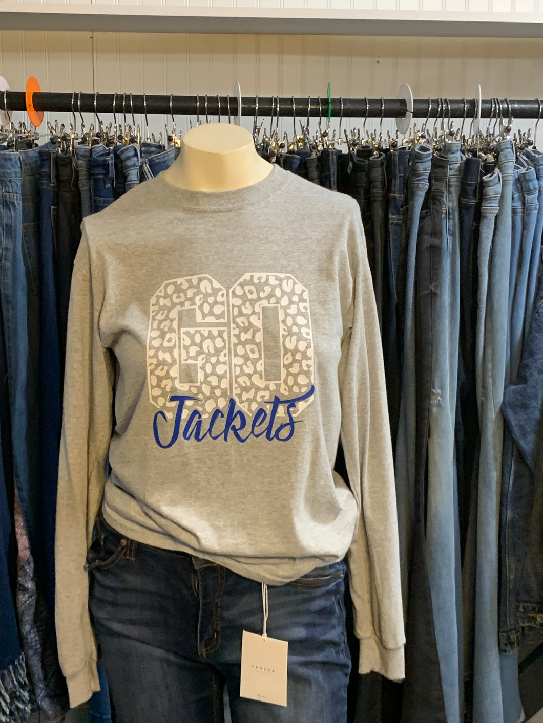 TIna-1650 Go Jackets long sleeve tee