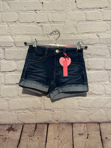 667 Cutie little gals light denim shorts