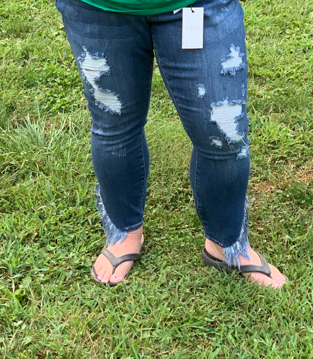 980 Judy Blue light distressed