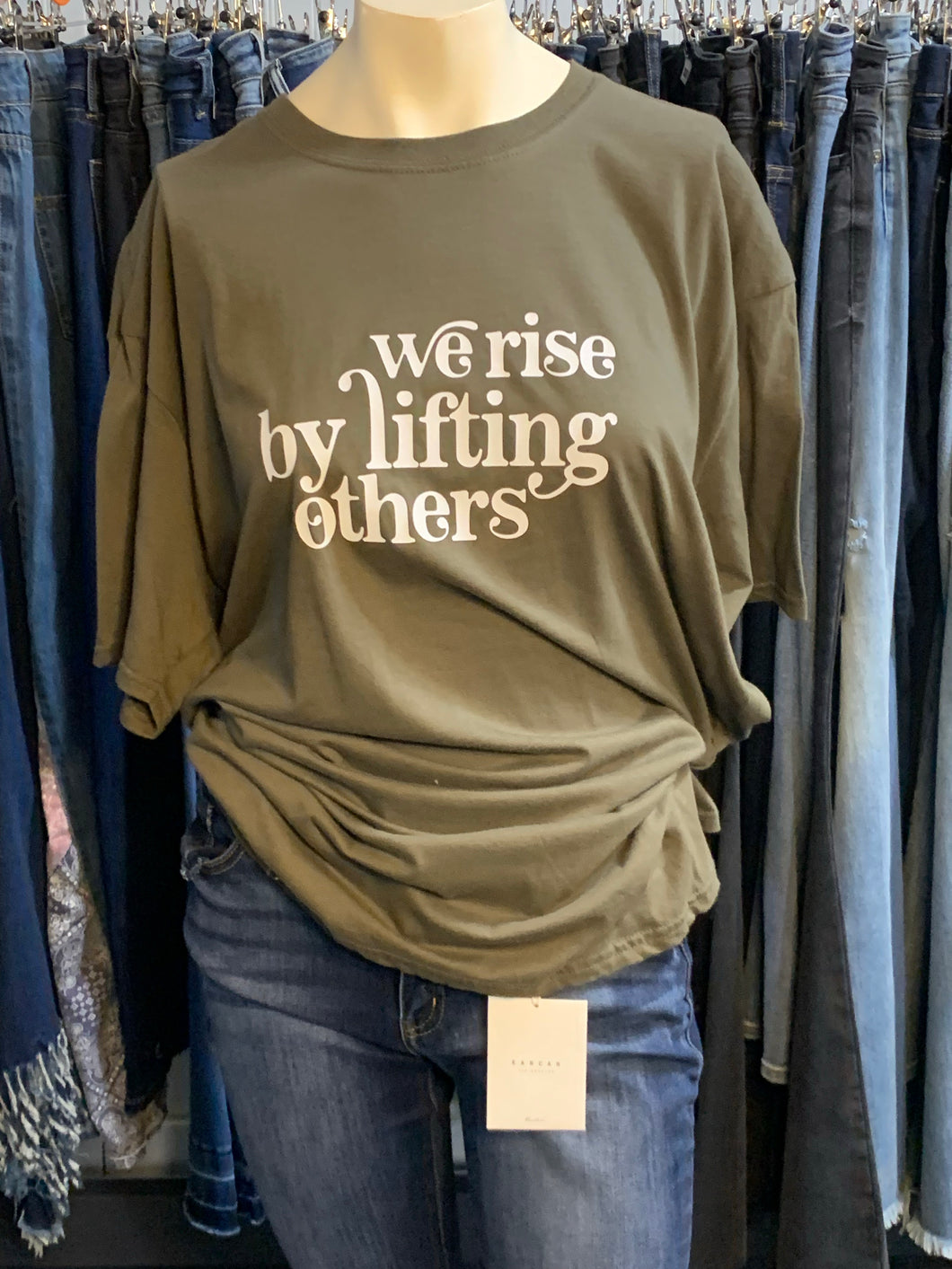 Tina-1643 We rise tee