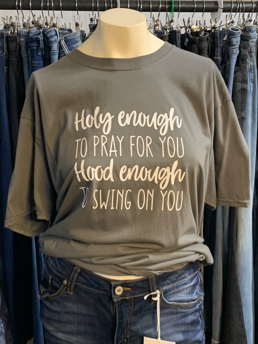 Tina-1630 Holy enough tee