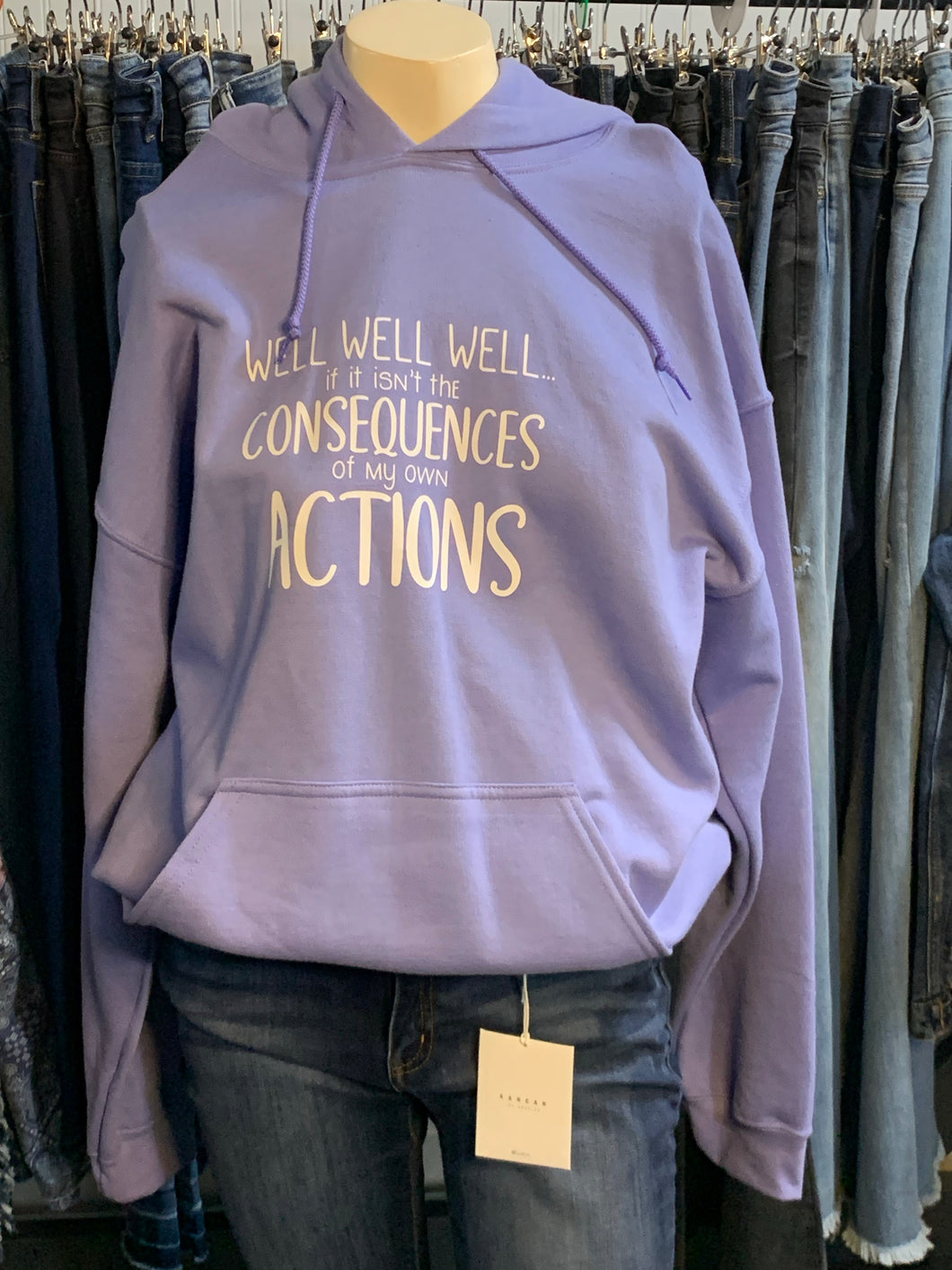 Tina-1642 Well, well hoodie